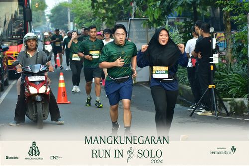 Race photo from Mangkunegaran Run 2024