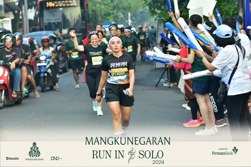 Race photo from Mangkunegaran Run 2024
