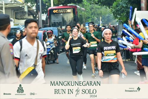 Race photo from Mangkunegaran Run 2024