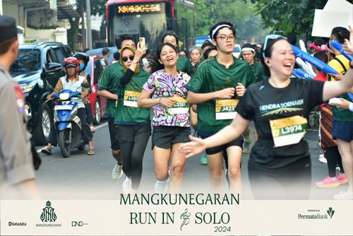 Race photo from Mangkunegaran Run 2024