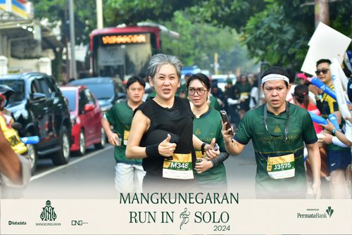 Race photo from Mangkunegaran Run 2024