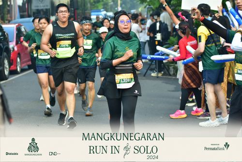 Race photo from Mangkunegaran Run 2024