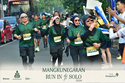 Race photo from Mangkunegaran Run 2024