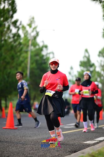 Race photo from CISANGKAN KBP CITY RUN 2025