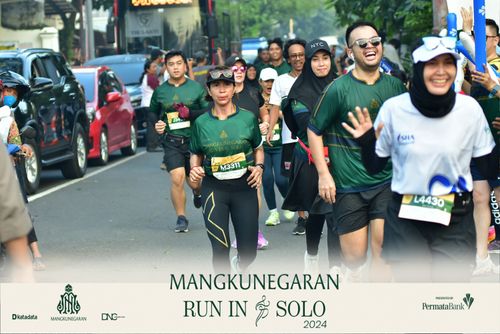 Race photo from Mangkunegaran Run 2024