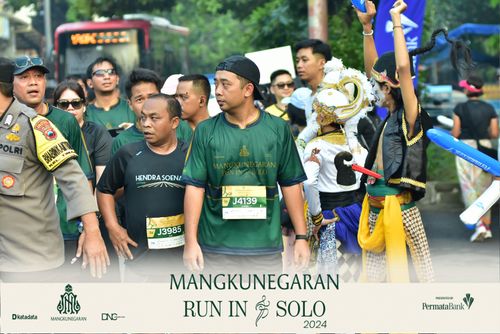 Race photo from Mangkunegaran Run 2024