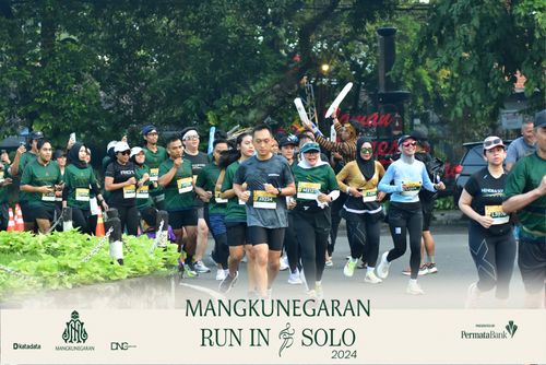 Race photo from Mangkunegaran Run 2024