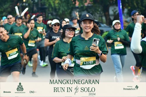 Race photo from Mangkunegaran Run 2024