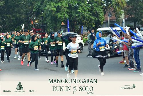 Race photo from Mangkunegaran Run 2024