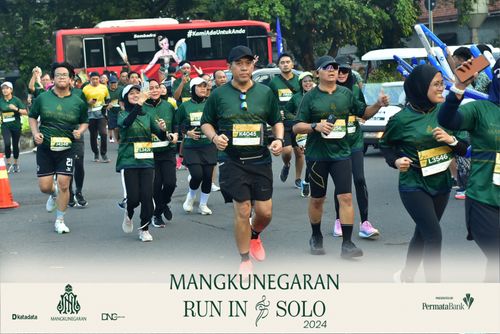 Race photo from Mangkunegaran Run 2024