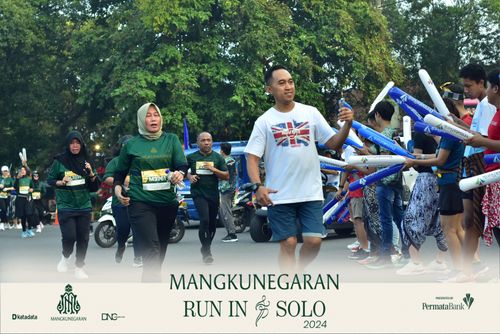 Race photo from Mangkunegaran Run 2024