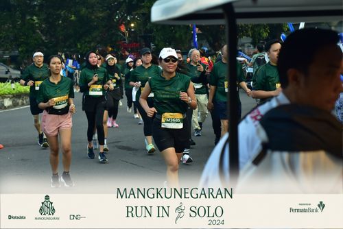 Race photo from Mangkunegaran Run 2024