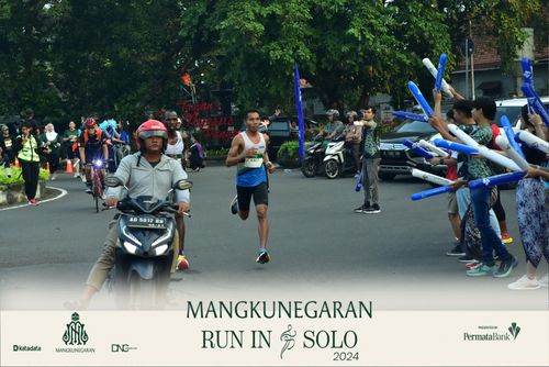 Race photo from Mangkunegaran Run 2024