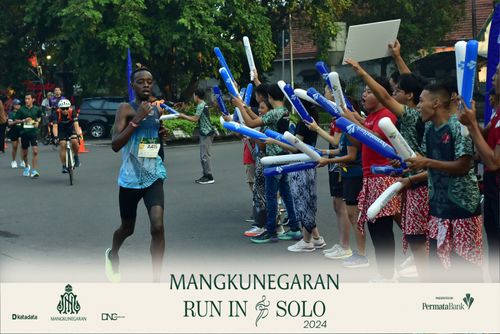 Race photo from Mangkunegaran Run 2024