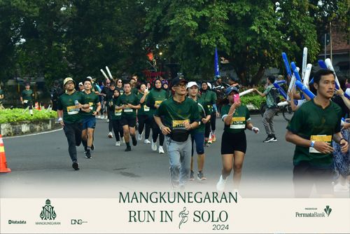 Race photo from Mangkunegaran Run 2024