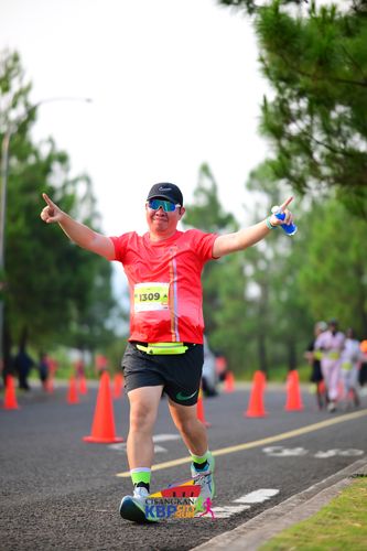 Race photo from CISANGKAN KBP CITY RUN 2025