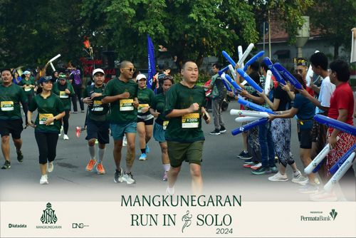 Race photo from Mangkunegaran Run 2024
