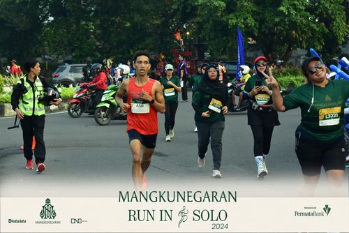 Race photo from Mangkunegaran Run 2024