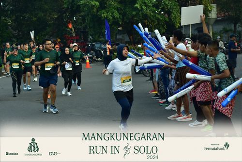 Race photo from Mangkunegaran Run 2024