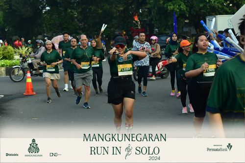 Race photo from Mangkunegaran Run 2024
