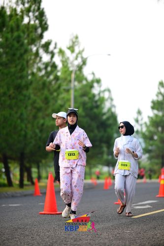 Race photo from CISANGKAN KBP CITY RUN 2025