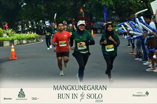 Race photo from Mangkunegaran Run 2024