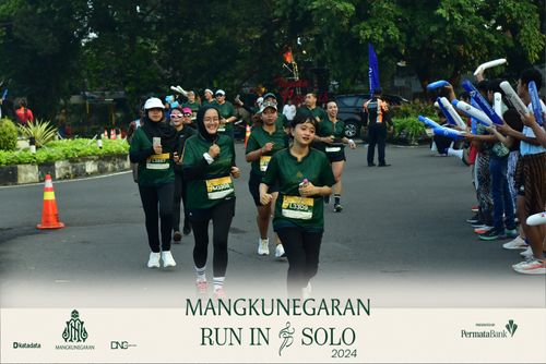 Race photo from Mangkunegaran Run 2024