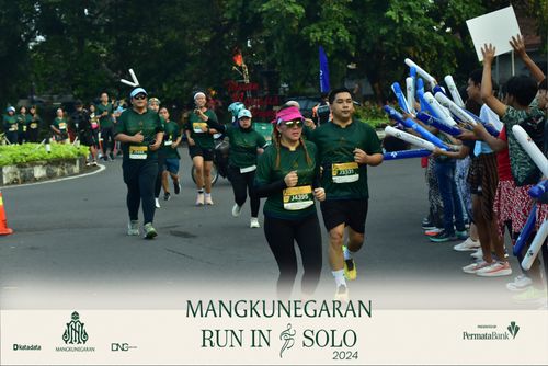 Race photo from Mangkunegaran Run 2024