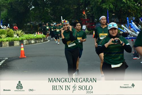 Race photo from Mangkunegaran Run 2024