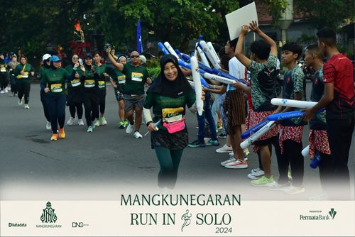 Race photo from Mangkunegaran Run 2024