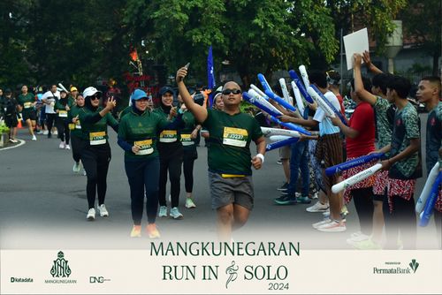 Race photo from Mangkunegaran Run 2024