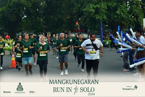 Race photo from Mangkunegaran Run 2024