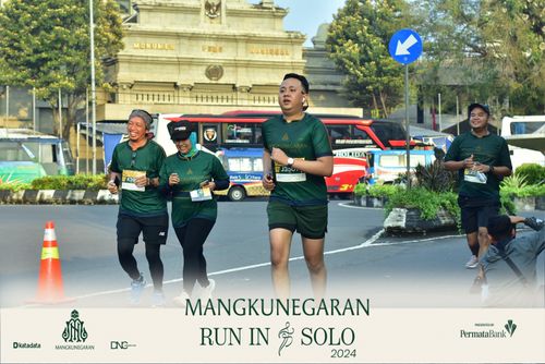 Race photo from Mangkunegaran Run 2024