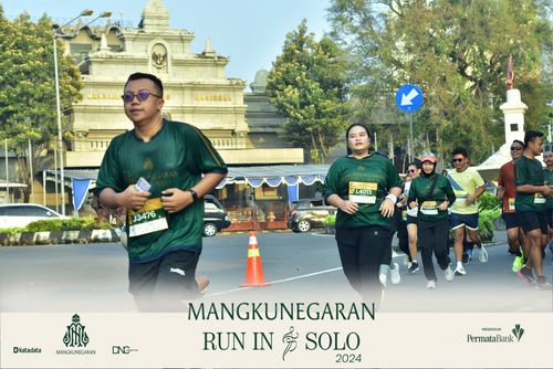 Race photo from Mangkunegaran Run 2024