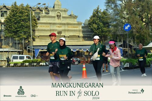 Race photo from Mangkunegaran Run 2024