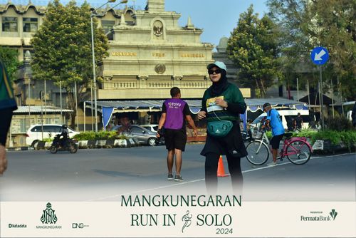 Race photo from Mangkunegaran Run 2024