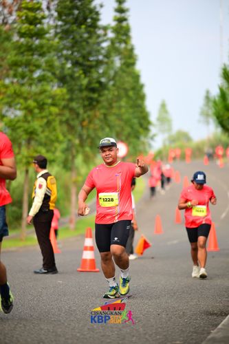 Race photo from CISANGKAN KBP CITY RUN 2025