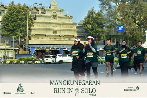 Race photo from Mangkunegaran Run 2024