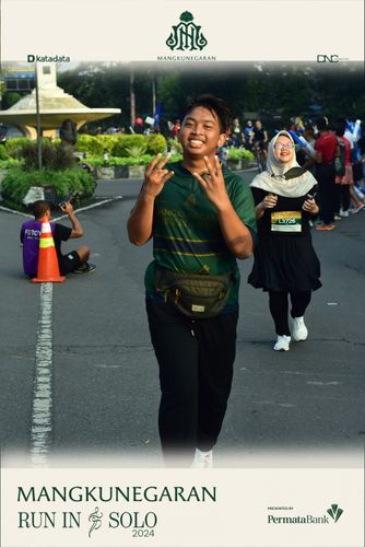Race photo from Mangkunegaran Run 2024
