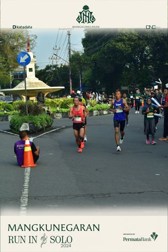 Race photo from Mangkunegaran Run 2024
