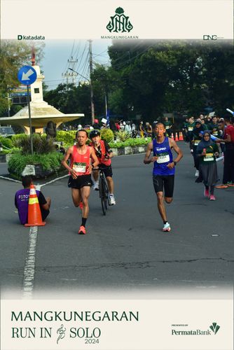 Race photo from Mangkunegaran Run 2024