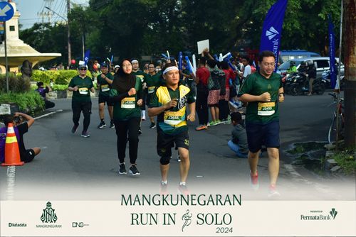Race photo from Mangkunegaran Run 2024
