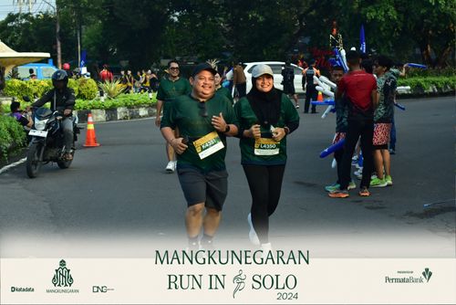 Race photo from Mangkunegaran Run 2024