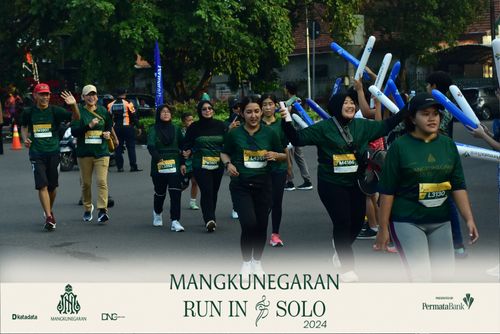 Race photo from Mangkunegaran Run 2024