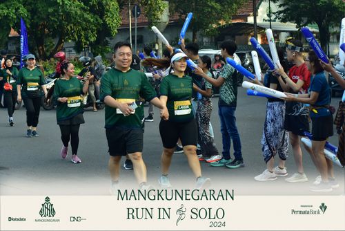 Race photo from Mangkunegaran Run 2024