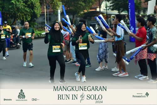 Race photo from Mangkunegaran Run 2024