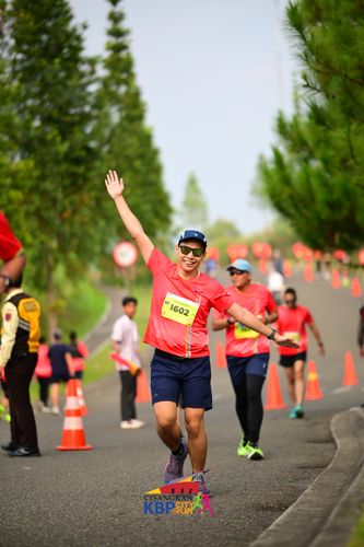 Race photo from CISANGKAN KBP CITY RUN 2025
