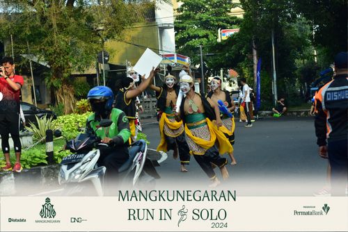 Race photo from Mangkunegaran Run 2024