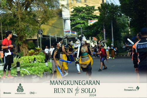 Race photo from Mangkunegaran Run 2024