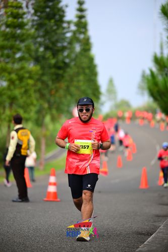 Race photo from CISANGKAN KBP CITY RUN 2025
